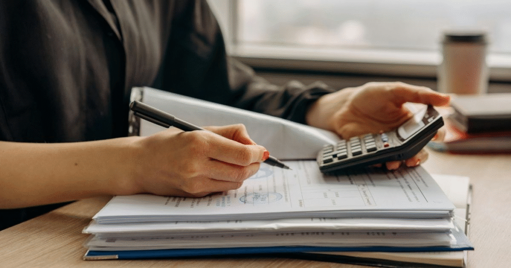 Is budgeting important? A woman making a budget plan.