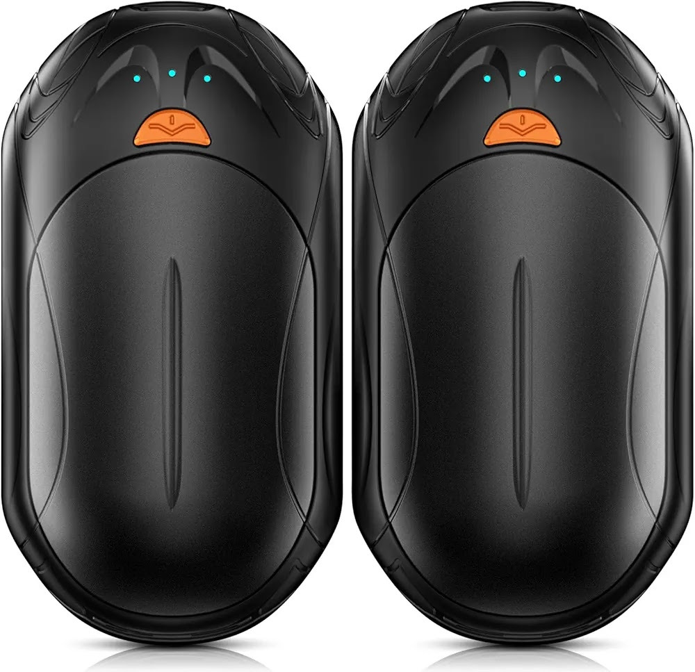 An image showing a comfort Christmas gift for couples; POMPONGO AI Rechargeable Hand Warmers (2 Pack)