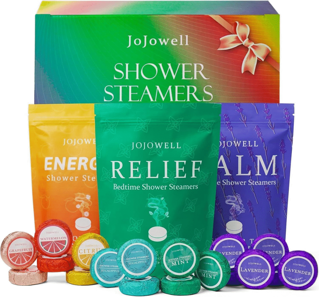 A picture showing JoJowell Shower Steamers Aromatherapy