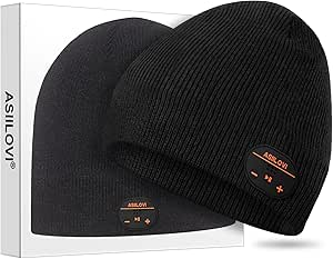 A picture showing ASIILOVI Bluetooth Beanie